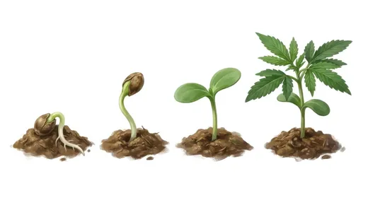 Sprout breaks soil